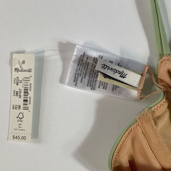 Madewell Second Wave Underwire Bikini Top new - Picture 6 of 13
